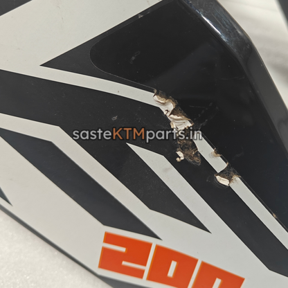 TANK PANNEL -DUKE 200 BLACK WITH DECAL-52JU0155