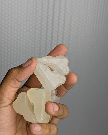 REAR WHEEL DAMPER KIT - WHITE - PACK OF 6 RUBBERS JU131222