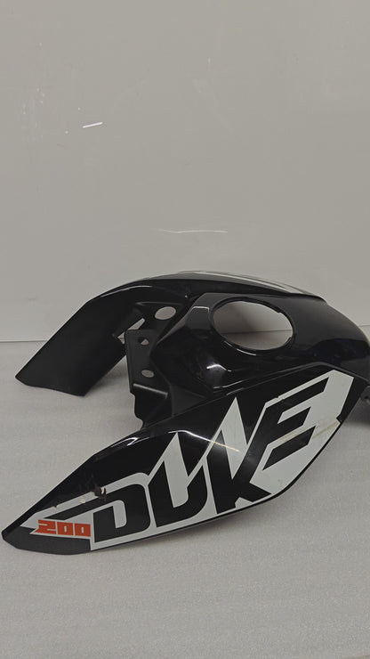 TANK PANNEL -DUKE 200 BLACK WITH DECAL-52JU0155